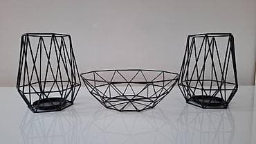 JYSK Dva Svećnjaka NORDIC Ø16xV19cm crna + Sinsay ukrasna činija crna na lalafo.rs — 1 JYSK Dva Svećnjaka NORDIC Ø16xV19cm crna + Sinsay ukrasna činija crna — 1