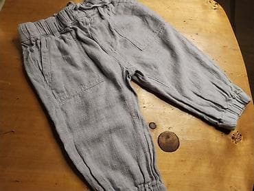 Sweatpants: Lanene pantalone za bebe, veličina 74 – novi. - Materijal: prirodni at lalafo.rs — 1 Sweatpants: Lanene pantalone za bebe, veličina 74 – novi. - Materijal: prirodni — 1
