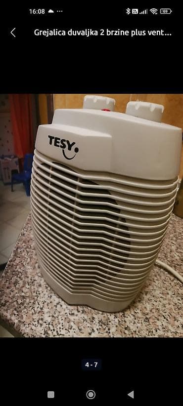 Grejalica TESU dobra 2000w
kao nova
Mirjevo at lalafo.rs Grejalica TESU dobra 2000w
kao nova
Mirjevo