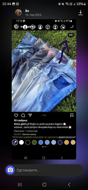 Kupljene na ovom sajtu boja ova gde je strelica M velicina na lalafo.rs — 1 Kupljene na ovom sajtu boja ova gde je strelica M velicina — 1