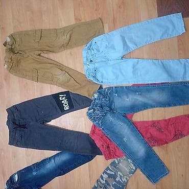 Paket dečijih pantalona – razni modeli i boje - Više komada u paketu at lalafo.rs — 1 Paket dečijih pantalona – razni modeli i boje - Više komada u paketu — 1