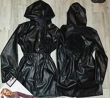 Kišna jakna sa kapuljačom i cirkonima na leðima na lalafo.rs — 3 Kišna jakna sa kapuljačom i cirkonima na leðima — 3