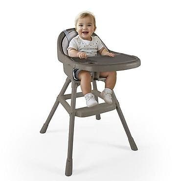 Visoka stolica za hranjenje bebe – siva - Stabilna konstrukcija sa na lalafo.rs Visoka stolica za hranjenje bebe – siva - Stabilna konstrukcija sa