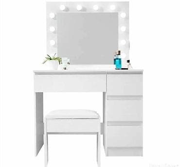 Sto za šminkanje - Kozmetički stolovi Kvalitet koji traje! - 12 LED na lalafo.rs — 2 Sto za šminkanje - Kozmetički stolovi Kvalitet koji traje! - 12 LED — 2