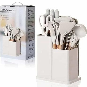 -Kuhinjski set sadrži set noževa, silikonski set kuhinjskog pribora i na lalafo.rs — 2 -Kuhinjski set sadrži set noževa, silikonski set kuhinjskog pribora i — 2