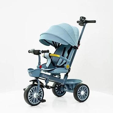Baby Push Walkers: Dečiji tricikl sa ručkom za roditelja i tendom - 3 u 1 dizajn at lalafo.rs — 1 Baby Push Walkers: Dečiji tricikl sa ručkom za roditelja i tendom - 3 u 1 dizajn — 1