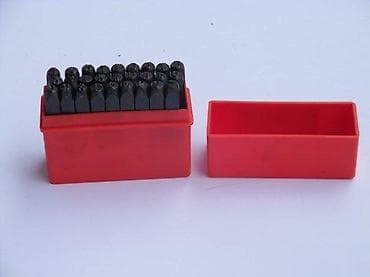 Set udarnih puncova – slova i brojevi - Komplet metalnih puncova za na lalafo.rs Set udarnih puncova – slova i brojevi - Komplet metalnih puncova za