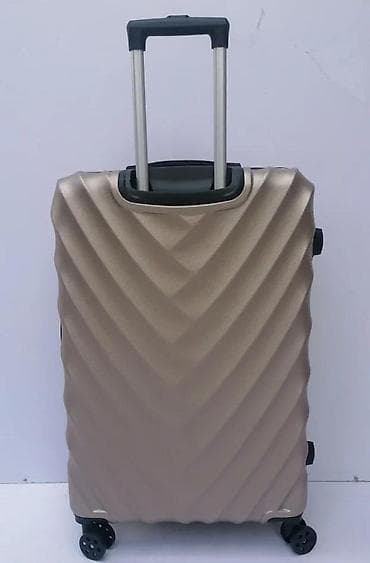 Travel suitcases and bags: Tvrdi kofer na točkićima – zlatno/bež - Materijal: čvrsta at lalafo.rs — 5 Travel suitcases and bags: Tvrdi kofer na točkićima – zlatno/bež - Materijal: čvrsta — 5
