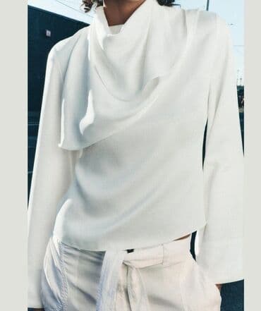 Zara, L, Saten, Jednobojni, bоја - Bela na lalafo.rs Zara, L, Saten, Jednobojni, bоја - Bela