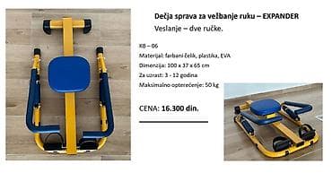 Sports & Leisure: DEČJA SPRAVA ZA VEŽBANJE RUKU – EXPANDER Veslanje – dve ručke Opis: - at lalafo.rs — 1 Sports & Leisure: DEČJA SPRAVA ZA VEŽBANJE RUKU – EXPANDER Veslanje – dve ručke Opis: - — 1