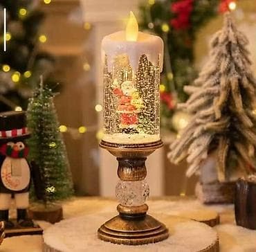 Dekorativne božićne lampe u obliku sveće sa LED osvetljenjem i at lalafo.rs — 2 Dekorativne božićne lampe u obliku sveće sa LED osvetljenjem i — 2