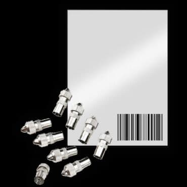 RF utičnica metalna, pak. 25 kom. CX socket3 aluminijska RF-utičnica na lalafo.rs RF utičnica metalna, pak. 25 kom. CX socket3 aluminijska RF-utičnica