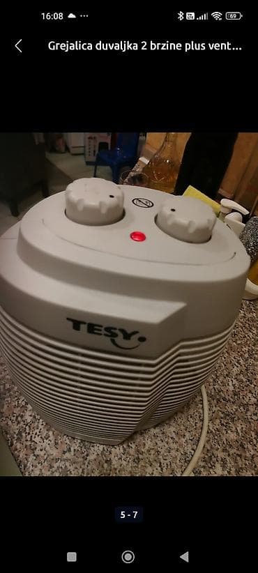 Fan Heaters: Grejalica TESU dobra 2000w
kao nova
Mirjevo at lalafo.rs — 7 Fan Heaters: Grejalica TESU dobra 2000w
kao nova
Mirjevo — 7