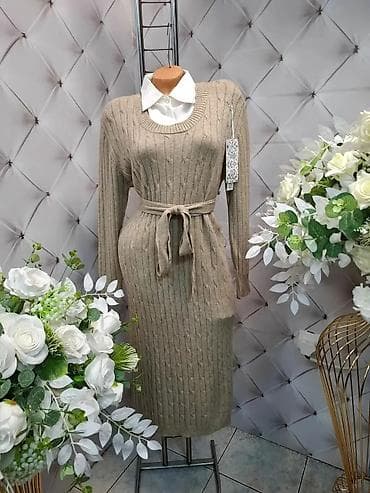 Ostalo: Pleteni ženski komplet-haljina - Model: pripijena pletena haljina do na lalafo.rs — 8 Ostalo: Pleteni ženski komplet-haljina - Model: pripijena pletena haljina do — 8