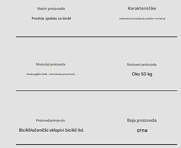 Prednje dečije sedište za bicikl - Montaža na gornju cev rama ispred na lalafo.rs — 10 Prednje dečije sedište za bicikl - Montaža na gornju cev rama ispred — 10