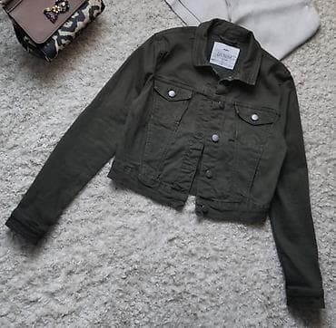 CROPP zelena teksas jakna u velicini S. Perfektno stanje ☆ na lalafo.rs — 6 CROPP zelena teksas jakna u velicini S. Perfektno stanje ☆ — 6