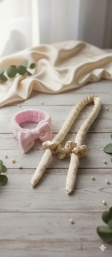 Set za bez-toplotno uvijanje kose - Saten/pliš set za pravljenje na lalafo.rs Set za bez-toplotno uvijanje kose - Saten/pliš set za pravljenje