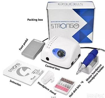 Turpija za nokte STRONG 210 35000 obrtaja- profesionalna Cena na lalafo.rs — 4 Turpija za nokte STRONG 210 35000 obrtaja- profesionalna Cena — 4