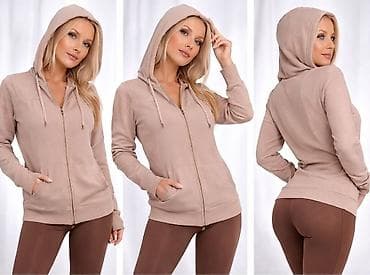 Ženska dukserica sa kapuljačom i rajsferšlusom - Model: klasična na lalafo.rs Ženska dukserica sa kapuljačom i rajsferšlusom - Model: klasična