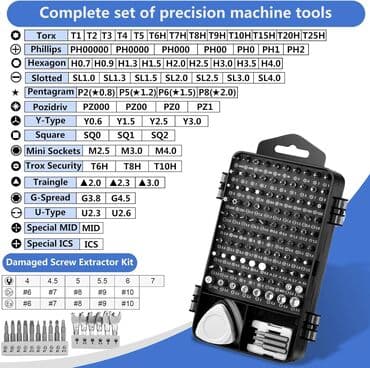 Construction Staplers: NOVO Set šrafcigera AT-138 Opis: Komplet od 138 elemenata Materijal at lalafo.rs — 8 Construction Staplers: NOVO Set šrafcigera AT-138 Opis: Komplet od 138 elemenata Materijal — 8