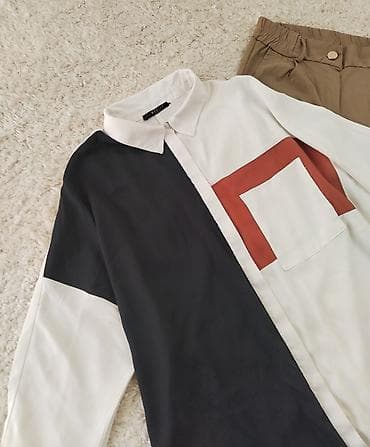 MOHITO trobojna kosulja odgovara za S M L Uni oversized _______ na lalafo.rs — 5 MOHITO trobojna kosulja odgovara za S M L Uni oversized _______ — 5