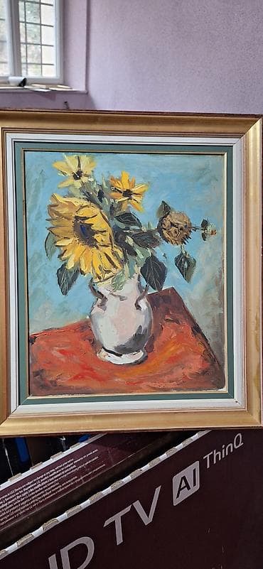 Ulje na platnu – “Bela vaza”, 1977, Cvetko Ivan - Tehnika: ulje na na lalafo.rs Ulje na platnu – “Bela vaza”, 1977, Cvetko Ivan - Tehnika: ulje na