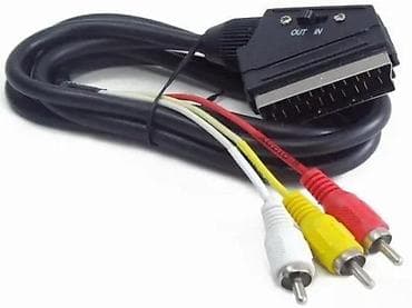 Electronics: SCART na 3x RCA (kompozitni video + stereo audio) kabl - Konektori at lalafo.rs — 1 Electronics: SCART na 3x RCA (kompozitni video + stereo audio) kabl - Konektori — 1