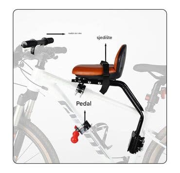 Bike accessories: Dečije prednje sedište za bicikl - Prednje sedište sa naslonom at lalafo.rs — 5 Bike accessories: Dečije prednje sedište za bicikl - Prednje sedište sa naslonom — 5