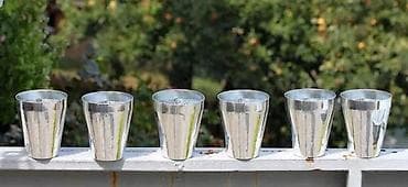 Antiques: Set od 6 Vintage Aluminijumskih čaša 2 dl. Savršen Vintage set za sve at lalafo.rs — 1 Antiques: Set od 6 Vintage Aluminijumskih čaša 2 dl. Savršen Vintage set za sve — 1