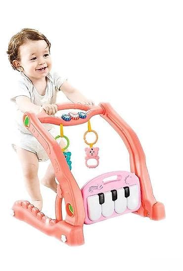 Guralice za bebe: Hodalica, piano i bebi teretana 3u1 set za devojčice na lalafo.rs — 4 Guralice za bebe: Hodalica, piano i bebi teretana 3u1 set za devojčice — 4