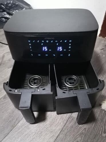 Ambiano dvostruka friteza na vruć vazduh (air fryer) sa dve odvojene na lalafo.rs Ambiano dvostruka friteza na vruć vazduh (air fryer) sa dve odvojene