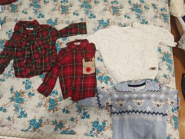 Dva džempera i dve košuljice za dečake, u veličini 74. nikad nošene na lalafo.rs — 4 Dva džempera i dve košuljice za dečake, u veličini 74. nikad nošene — 4