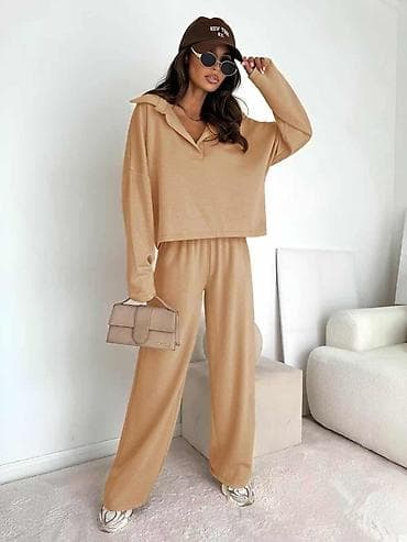 ✨Damski dvodelni komplet za slobodno vreme - Model: široka bluzica + na lalafo.rs — 3 ✨Damski dvodelni komplet za slobodno vreme - Model: široka bluzica + — 3