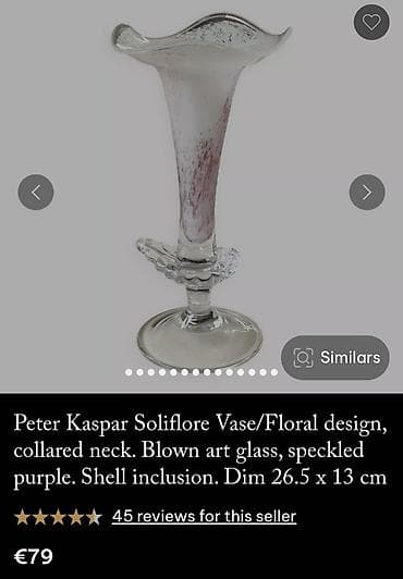 Bike accessories: Vaza soliflore, rucni rad Peter Kasper Nemacka 1970,80te.,godine at lalafo.rs — 3 Bike accessories: Vaza soliflore, rucni rad Peter Kasper Nemacka 1970,80te.,godine — 3