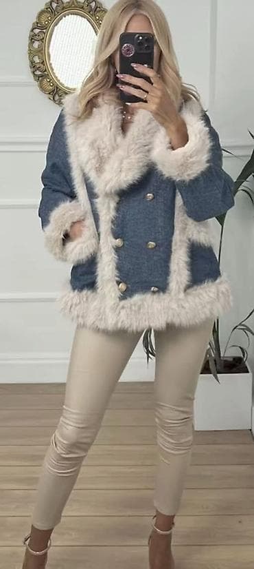 ✨ Ženska teksas jakna sa krznom ✨ Moderan i unikatan model koji spaja na lalafo.rs — 6 ✨ Ženska teksas jakna sa krznom ✨ Moderan i unikatan model koji spaja — 6