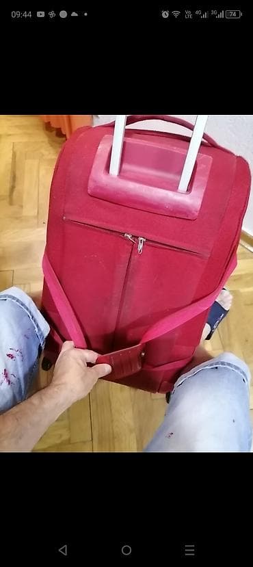 Kofer veliki platneni SAMSONITE ispravan dobar na točkiće . Može na na lalafo.rs — 10 Kofer veliki platneni SAMSONITE ispravan dobar na točkiće . Može na — 10