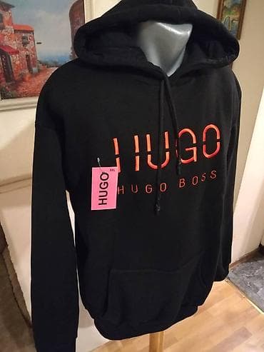 Novi muski pamucni duksevi sa kapuljacom Hugo Boss Dva modela Novo na lalafo.rs — 3 Novi muski pamucni duksevi sa kapuljacom Hugo Boss Dva modela Novo — 3