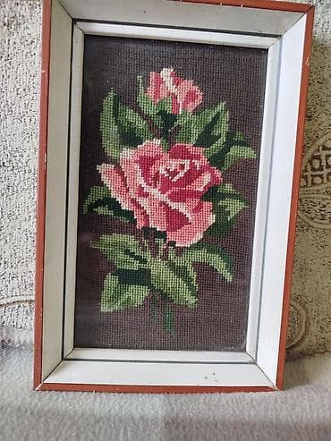 Ručno rađene vilerove goblene u ukrasnim ramovima – kolekcija od 11 na lalafo.rs — 9 Ručno rađene vilerove goblene u ukrasnim ramovima – kolekcija od 11 — 9