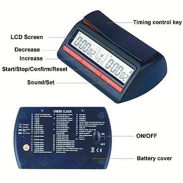 Sports & Leisure: Digitalni šahovski sat PS1688 Napredniji šahovski sat ima 8 glavnih at lalafo.rs — 1 Sports & Leisure: Digitalni šahovski sat PS1688 Napredniji šahovski sat ima 8 glavnih — 1