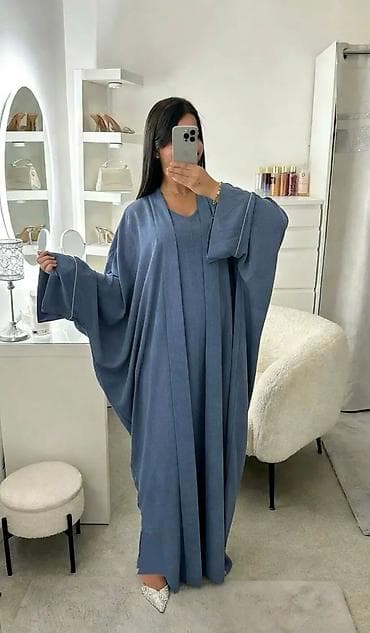 Duga abaja sa kardiganom – set 2 u 1 - Elegantna, široka silueta sa na lalafo.rs — 3 Duga abaja sa kardiganom – set 2 u 1 - Elegantna, široka silueta sa — 3