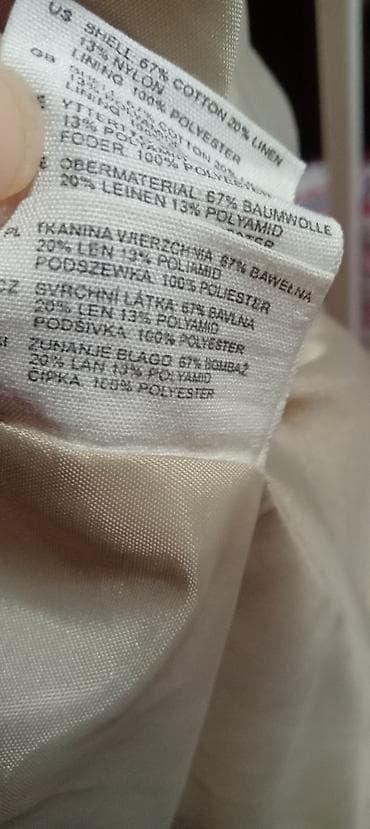 Blazers: Ženski sako br.38 67% pamuk, 20% lan, 13% poliamid. Kvalitetan i at lalafo.rs — 10 Blazers: Ženski sako br.38 67% pamuk, 20% lan, 13% poliamid. Kvalitetan i — 10