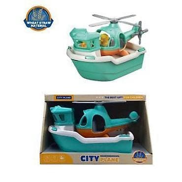 Igračka brodić sa helikopterom – ekološki set za igru - Komplet na lalafo.rs Igračka brodić sa helikopterom – ekološki set za igru - Komplet