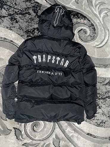 Trapstar puffer jakna sa kapuljačom – crna - Brendirani print na lalafo.rs — 2 Trapstar puffer jakna sa kapuljačom – crna - Brendirani print — 2