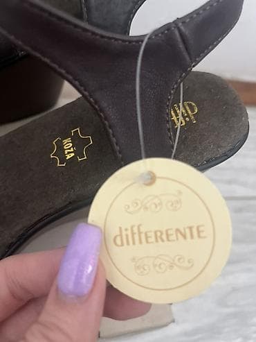 Ženske kožne sandale Differente na punu petu. - Model: otvoreni prsti na lalafo.rs — 3 Ženske kožne sandale Differente na punu petu. - Model: otvoreni prsti — 3