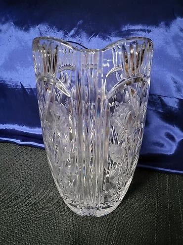 Kristalna vaza,brusena Darlington,pun rad,perfektna,sve na vazi odsjaj na lalafo.rs — 8 Kristalna vaza,brusena Darlington,pun rad,perfektna,sve na vazi odsjaj — 8