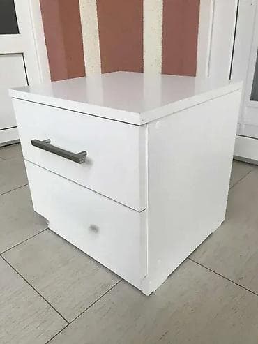 🤍 Noćni ormarić 2F – beli 🤍 ✔ Izrađen od najkvalitetnije EGGER na lalafo.rs — 4 🤍 Noćni ormarić 2F – beli 🤍 ✔ Izrađen od najkvalitetnije EGGER — 4