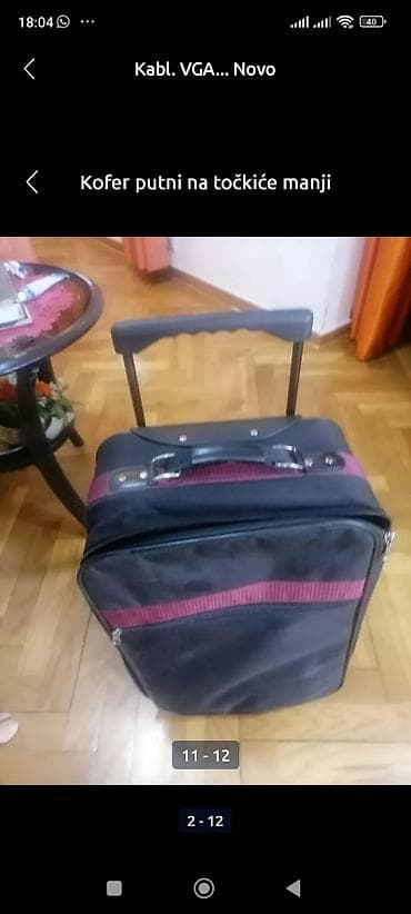 Kofer manji platneni oko 55 /35 /20 ispravan dobar
Mirjevo na lalafo.rs — 1 Kofer manji platneni oko 55 /35 /20 ispravan dobar
Mirjevo — 1