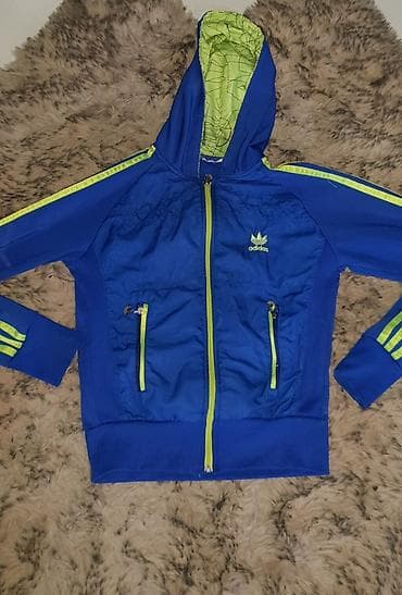 Trenerka gornji deo adidas plava sa zelenim sarama,kvalitetna likra na lalafo.rs — 1 Trenerka gornji deo adidas plava sa zelenim sarama,kvalitetna likra — 1