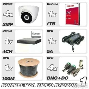 Kompleti za video nadzor: Dahua komplet video nadzora serije COOPER – komplet br. 1 Ovaj na lalafo.rs Kompleti za video nadzor: Dahua komplet video nadzora serije COOPER – komplet br. 1 Ovaj