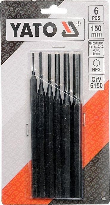 za svaki dan: YATO set udarnih izvlakača/izbijača pinova – 6 delova - Dužina svakog at lalafo.rs — 2 za svaki dan: YATO set udarnih izvlakača/izbijača pinova – 6 delova - Dužina svakog — 2